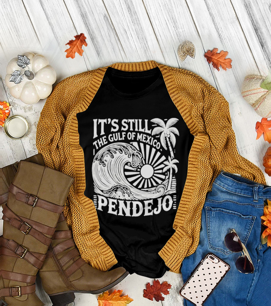 It's Still The Gulf Of Mexico Pendejo Wave Palm Sun T-Shirt