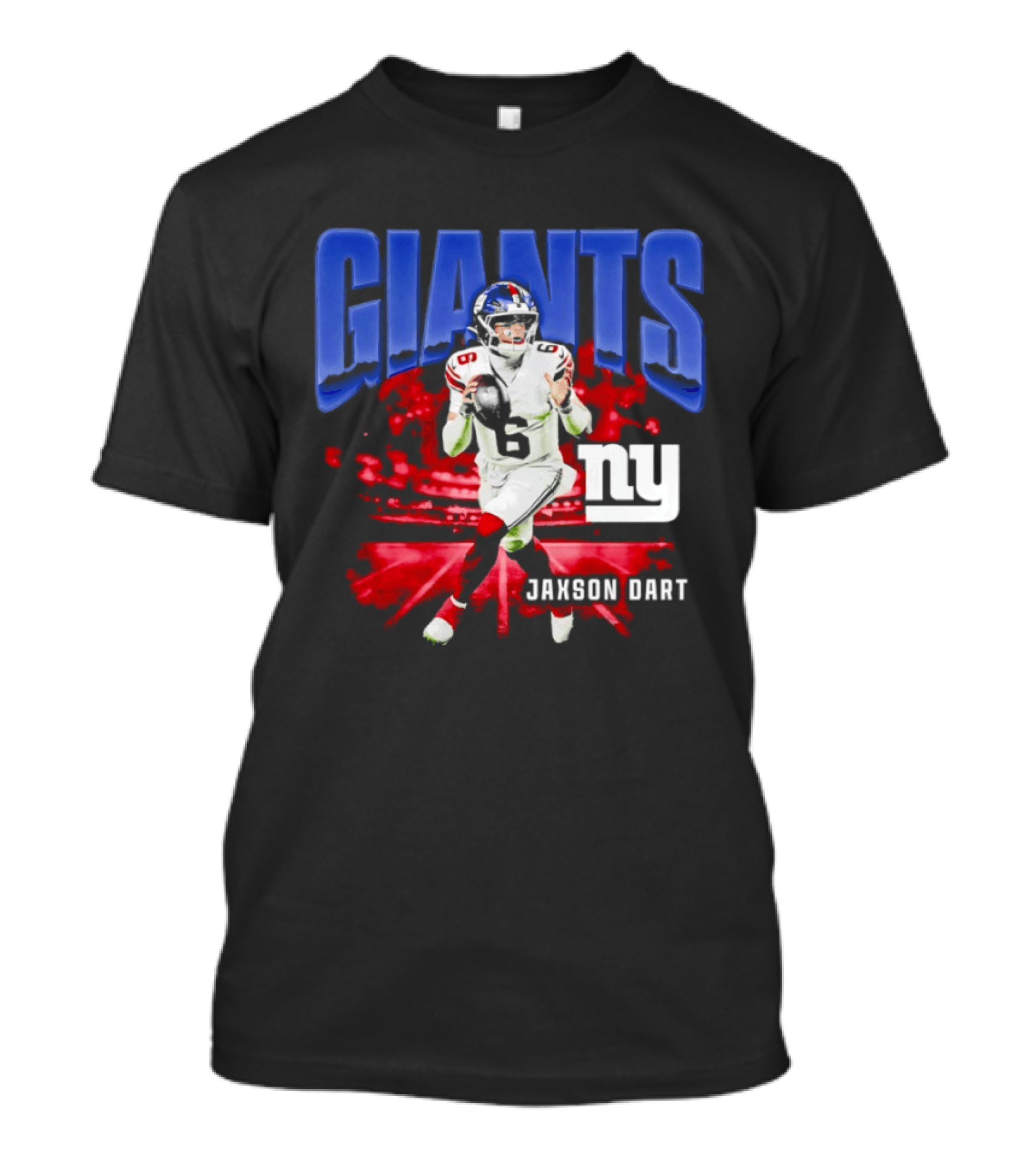 Jaxson Dart New York Giants Football Giants Ny T-Shirt