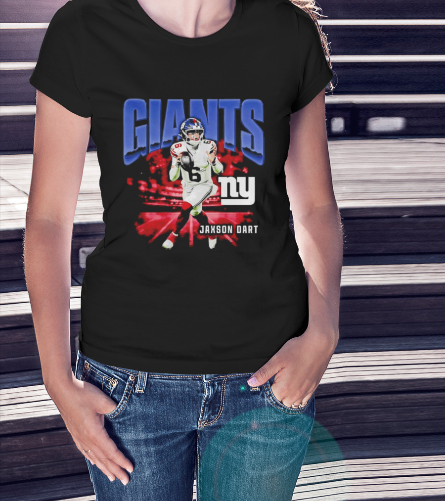 Jaxson Dart New York Giants Football Giants Ny T-Shirt