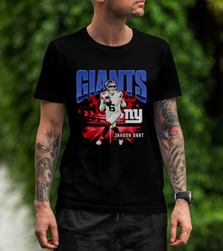 Jaxson Dart New York Giants Football Giants Ny T-Shirt