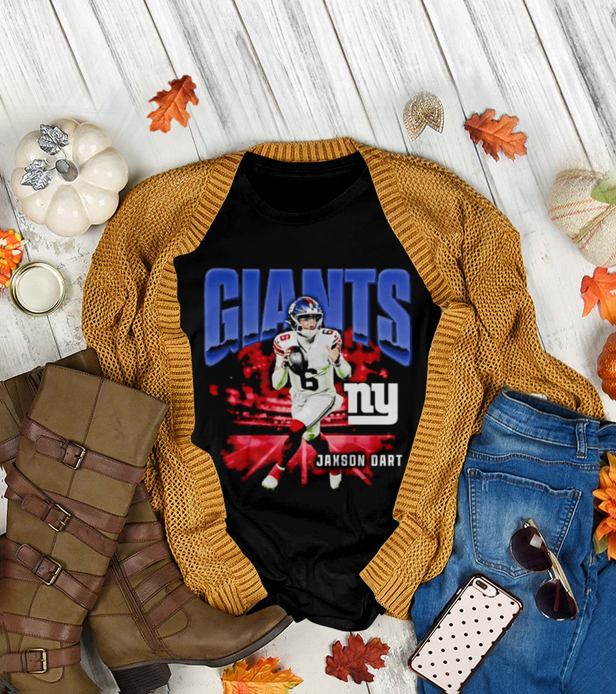 Jaxson Dart New York Giants Football Giants Ny T-Shirt
