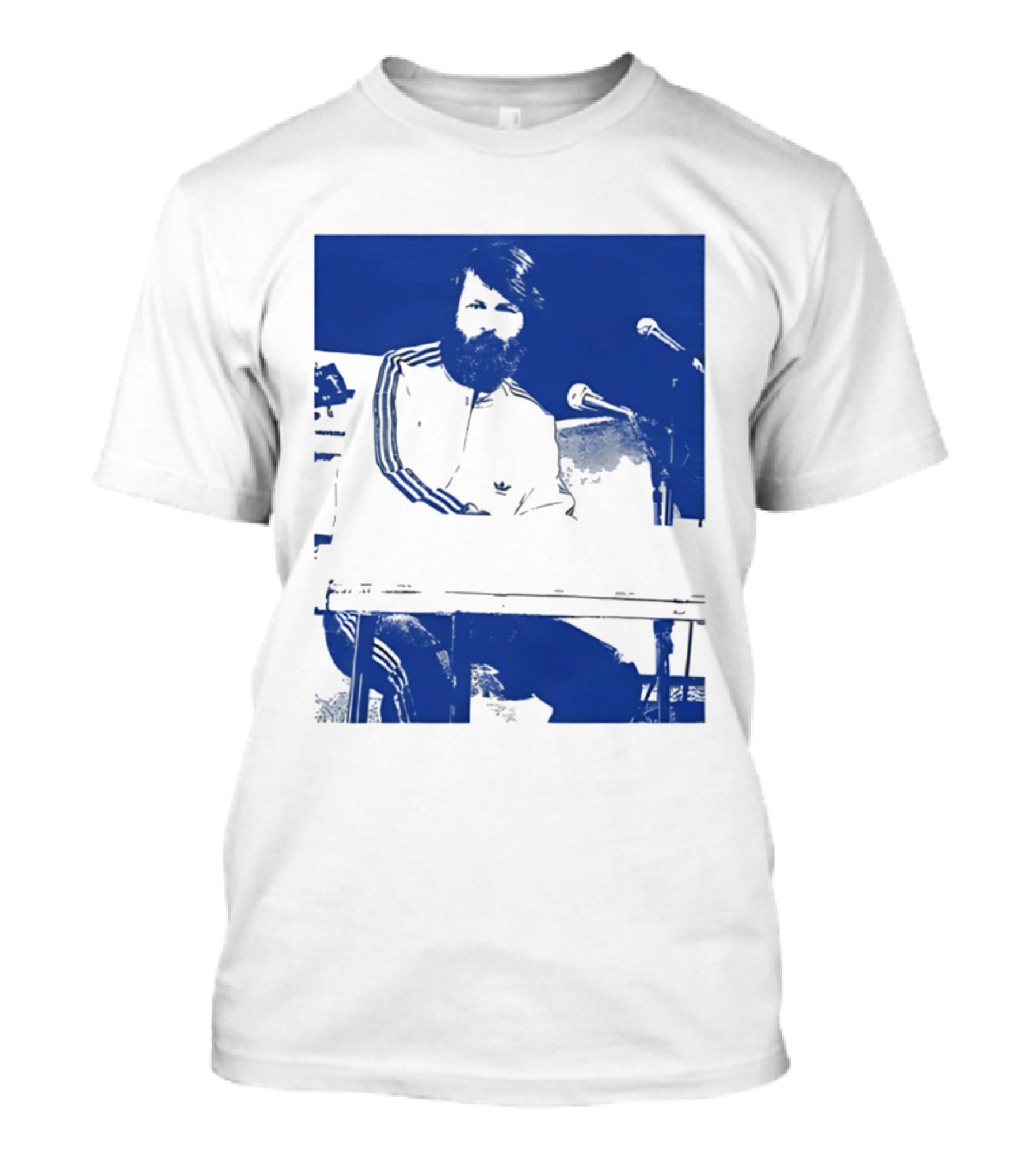 Brian Wilson Piano Microphone Live Performance T-Shirt