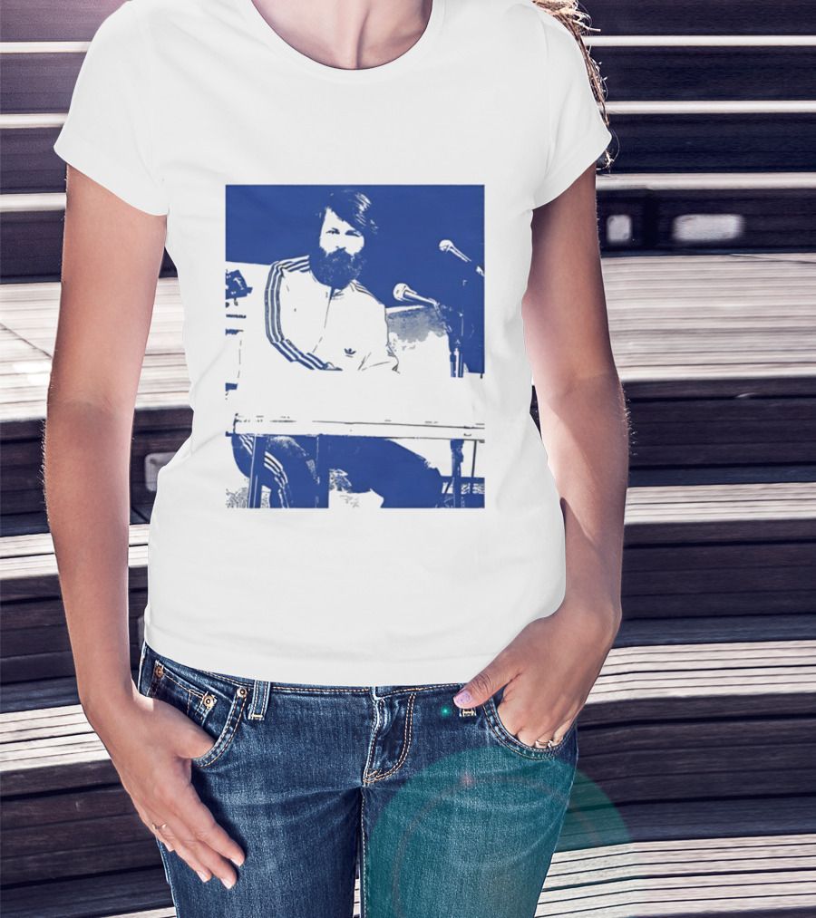 Brian Wilson Piano Microphone Live Performance T-Shirt
