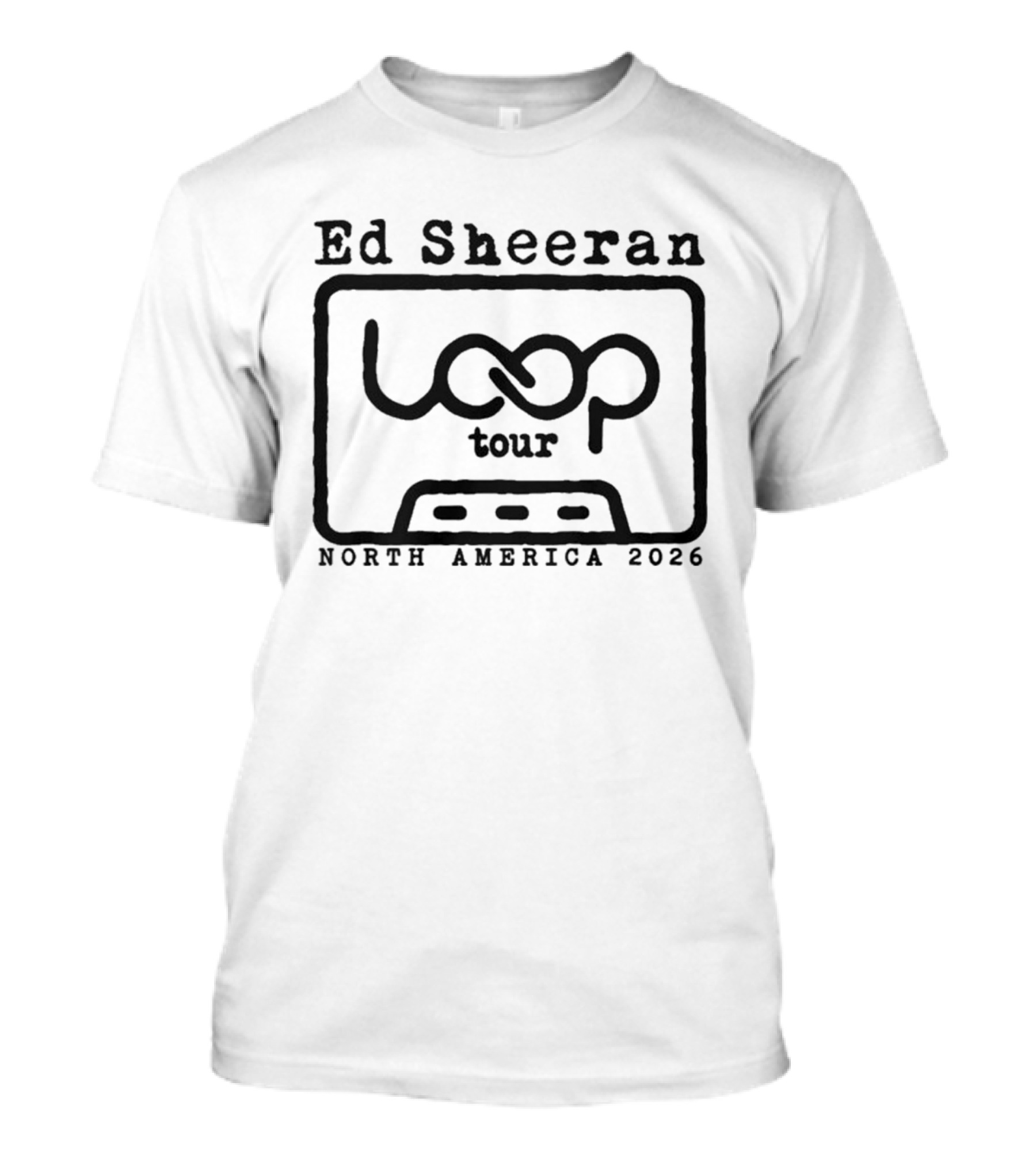 Ed Sheeran Loop Tour North America 2026 T-Shirt
