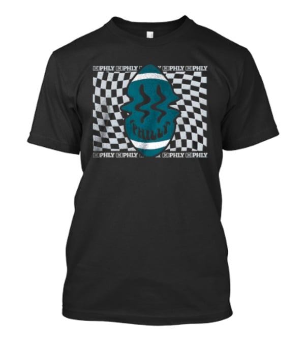 Philadelphia Eagles Philly Happy Ball Checkered NFL Fan T-Shirt