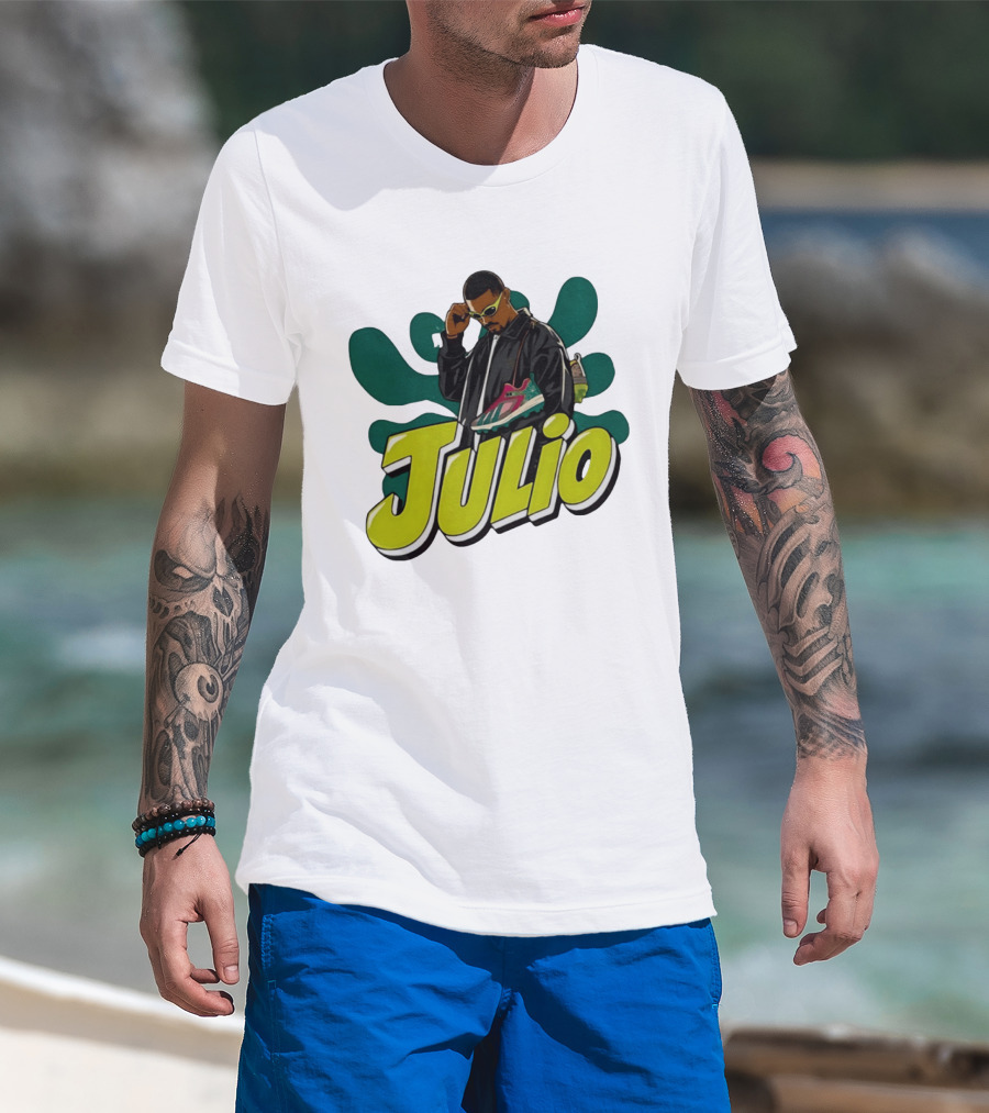 Seattle Mariners Julio Rodriguez Sneaker T-Shirt