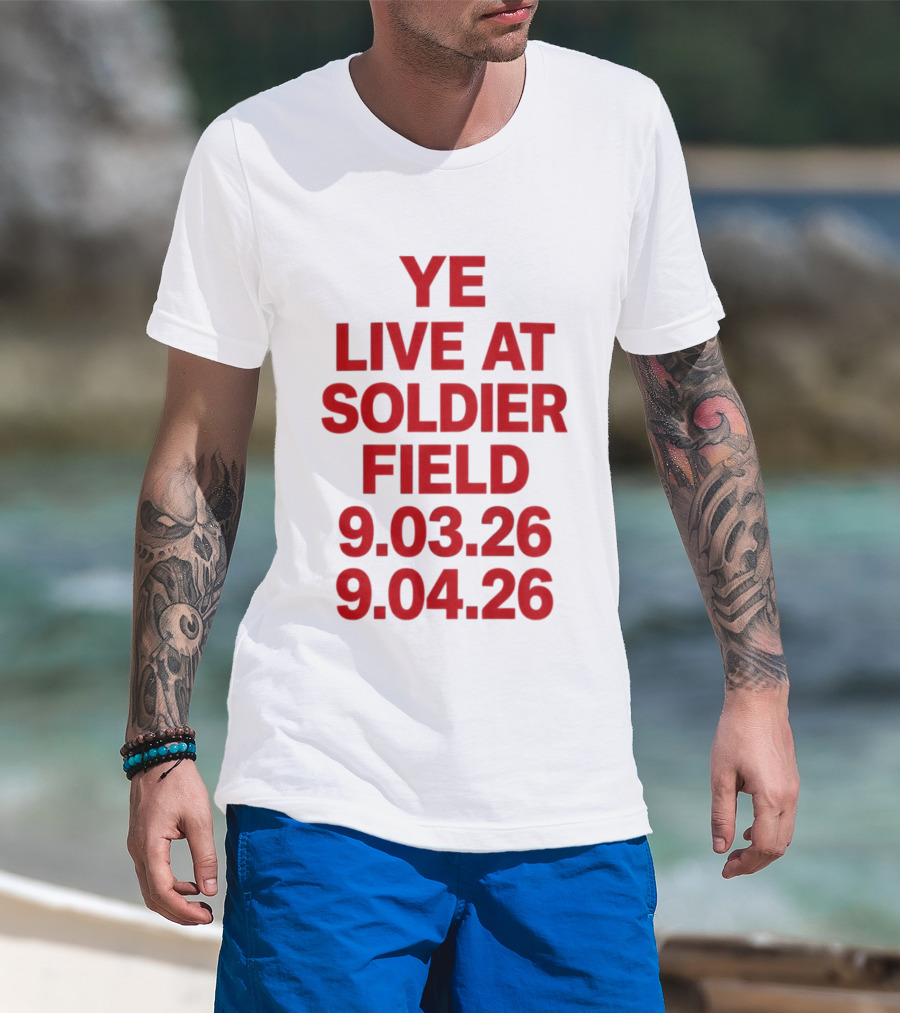 Ye Live At Soldier Field 9.03.26 9.04.26 T-Shirt