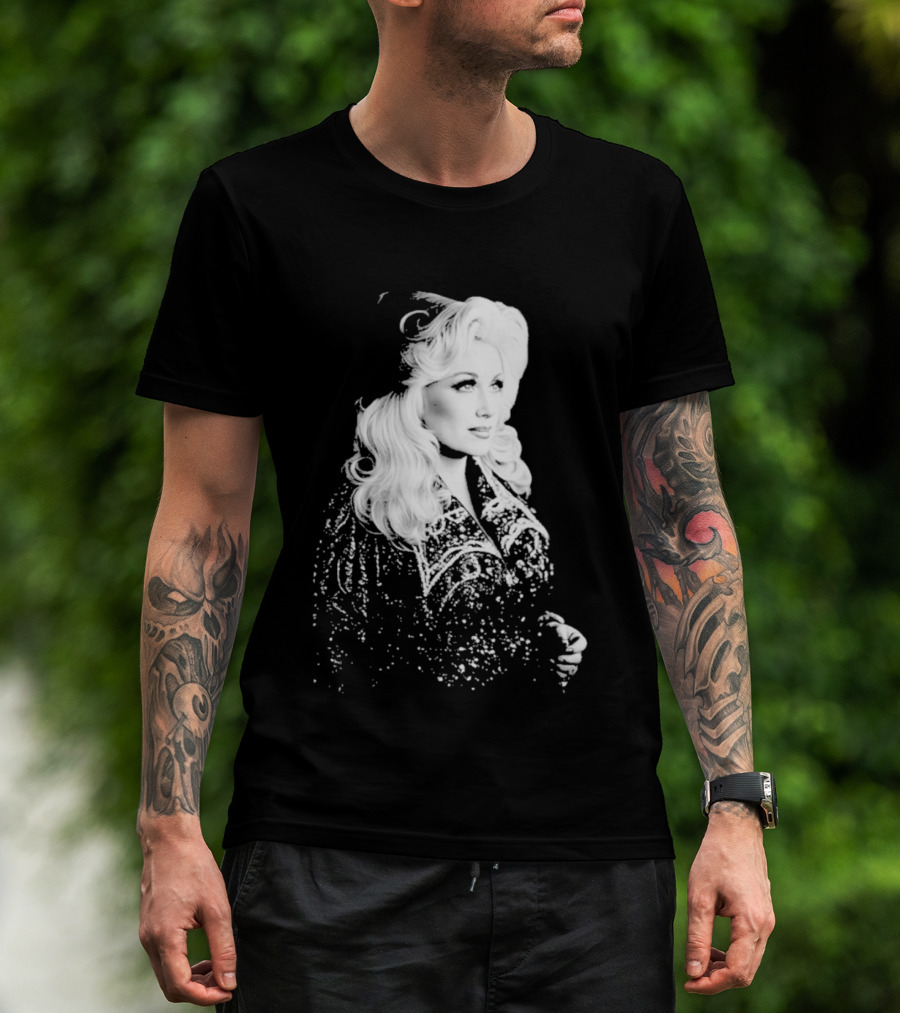 Glamorous Dolly Parton Vintage Style Image T-Shirt
