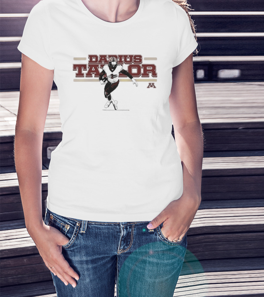 Darius Taylor Minnesota Golden Gophers Football Player Pose T-Shirt