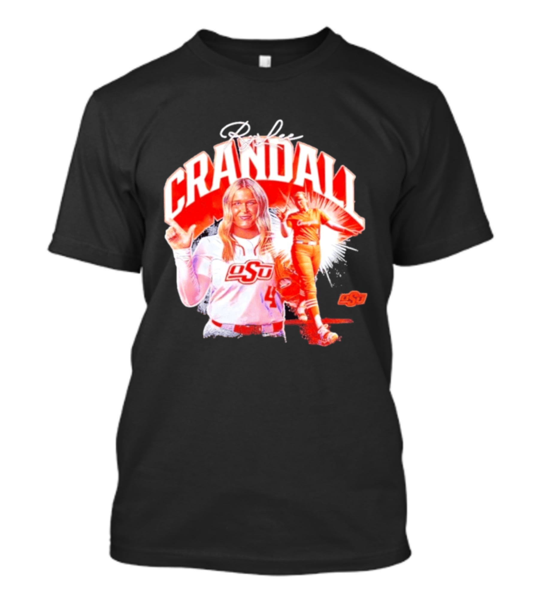Rylee Crandall Oklahoma State Softball OSU Athlete T-Shirt