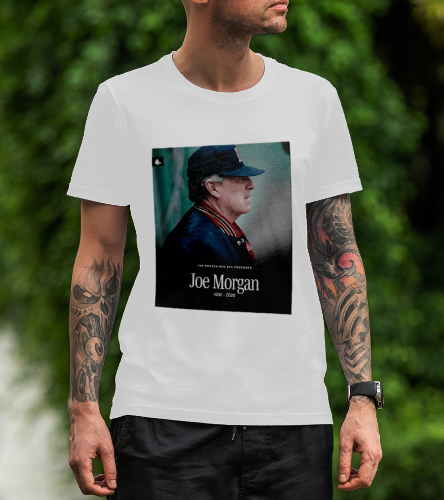 Boston Red Sox Honor Joe Morgan 1930 2026 MLB Memoriam T-Shirt