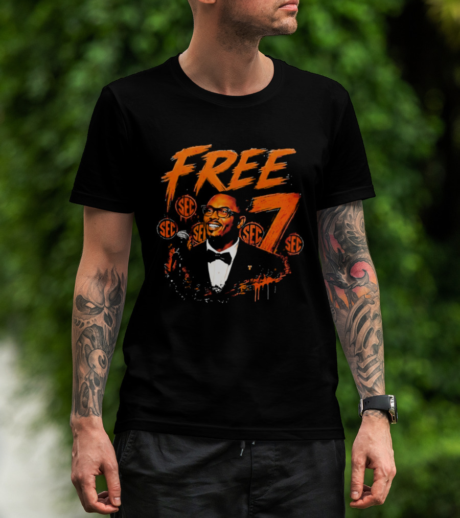 Tennessee Volunteers Arion Carter SEC Free 7 T-Shirt