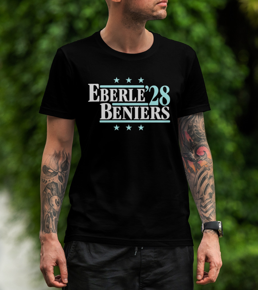 Eberle Beniers '28 Seattle Kraken NHL Hockey Stars T-Shirt