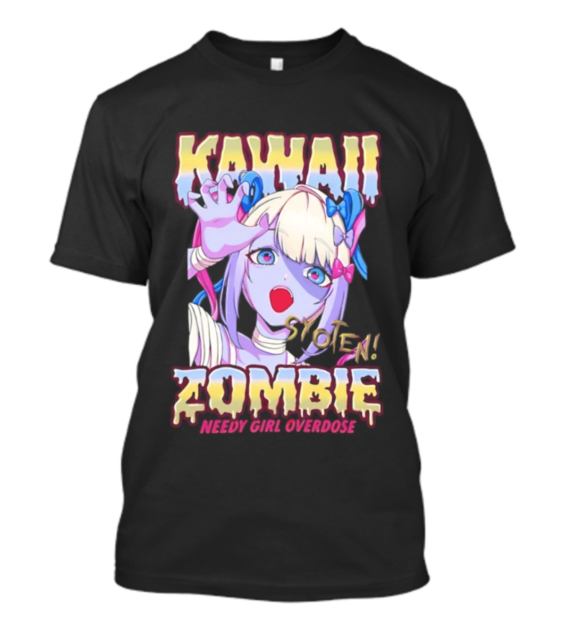 Kangel Needy Girl Overdose Kawaii Syoten Zombie Anime T-Shirt