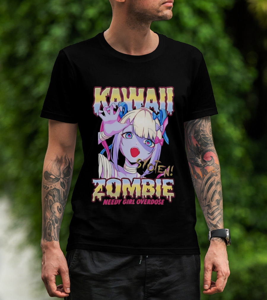 Kangel Needy Girl Overdose Kawaii Syoten Zombie Anime T-Shirt