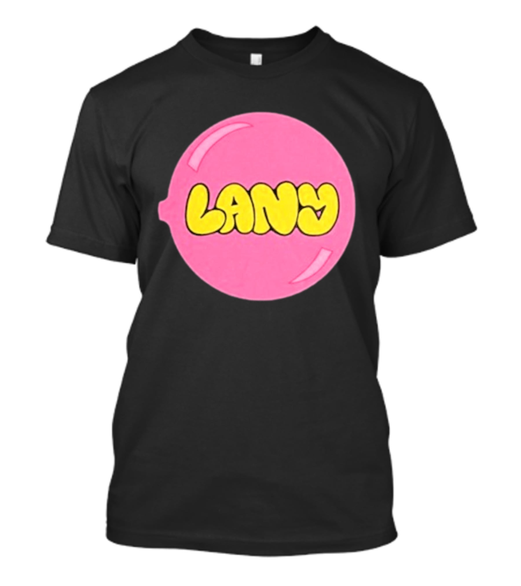 LANY Stuck On You Pink Yellow Bubble T-Shirt