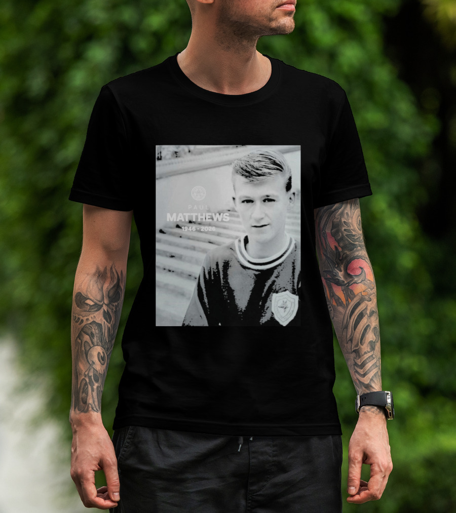 Paul Matthews 1946 2026 Memoriam Soccer Emblem Rugby T-Shirt