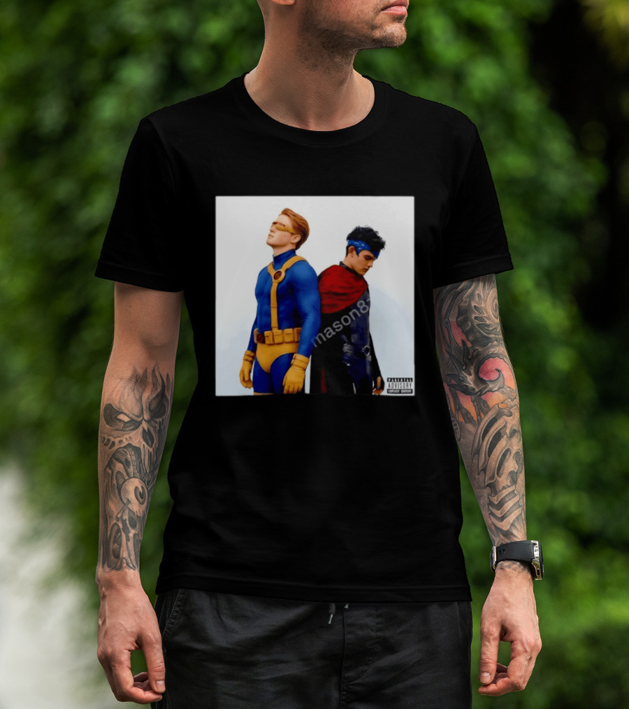 Cyclops And Wiccan Heartstopper X Men Comic Collaboration T-Shirt