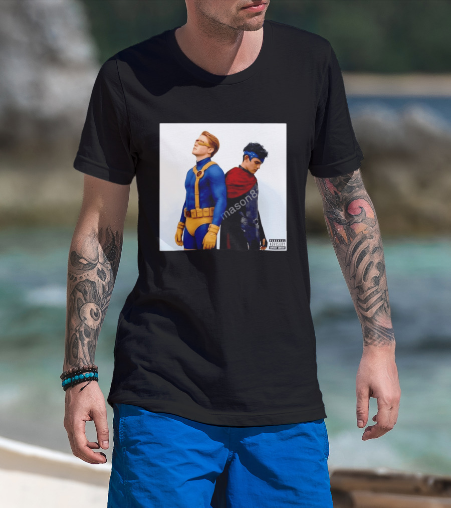 Cyclops And Wiccan Heartstopper X Men Comic Collaboration T-Shirt