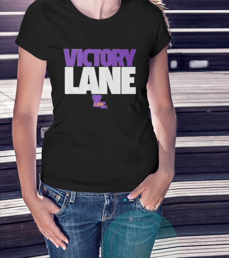 Lane Kiffin Victory Lane LSU NCAA Football Tigers T-Shirt