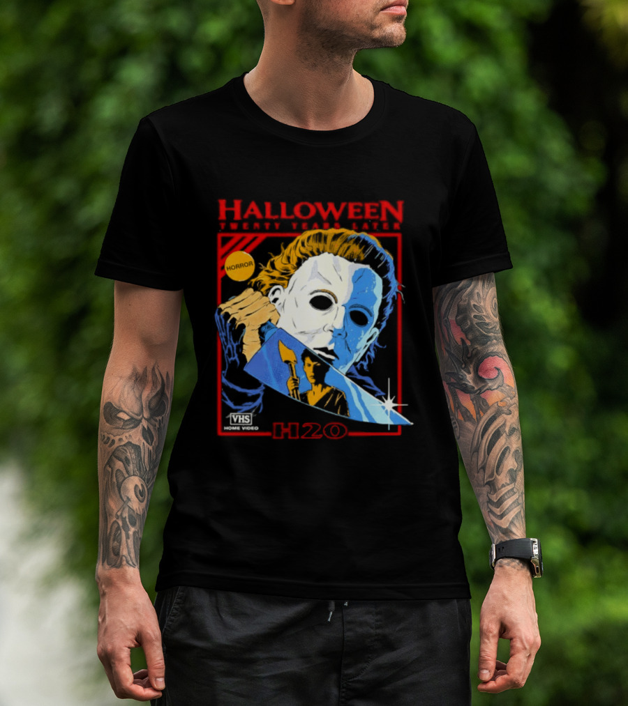 Halloween Twenty Years Later H20 Michael Myers Laurie Strode T-Shirt
