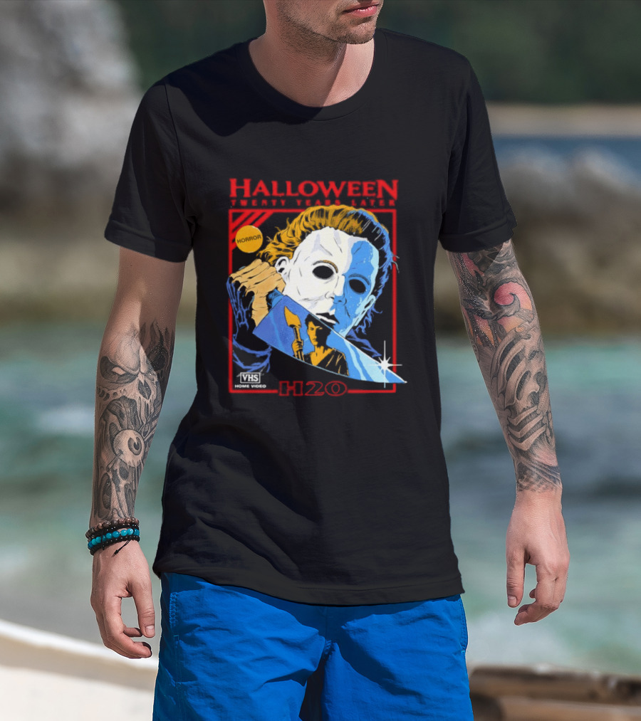 Halloween Twenty Years Later H20 Michael Myers Laurie Strode T-Shirt