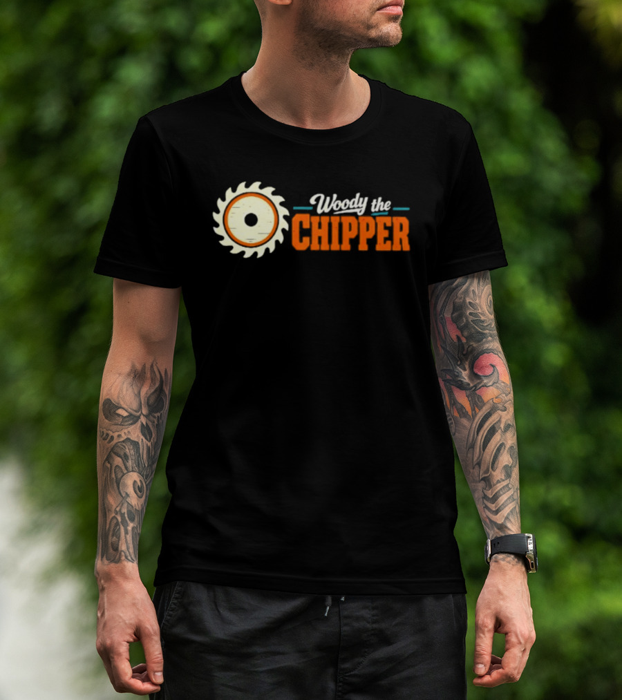 Woody The Chipper Saw Blade Circular T-Shirt