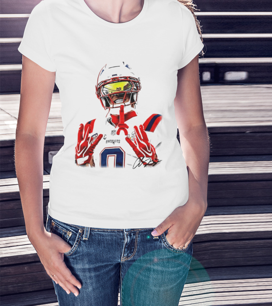 New England Patriots Christian Gonzalez Gonzo Player Number 6 T-Shirt