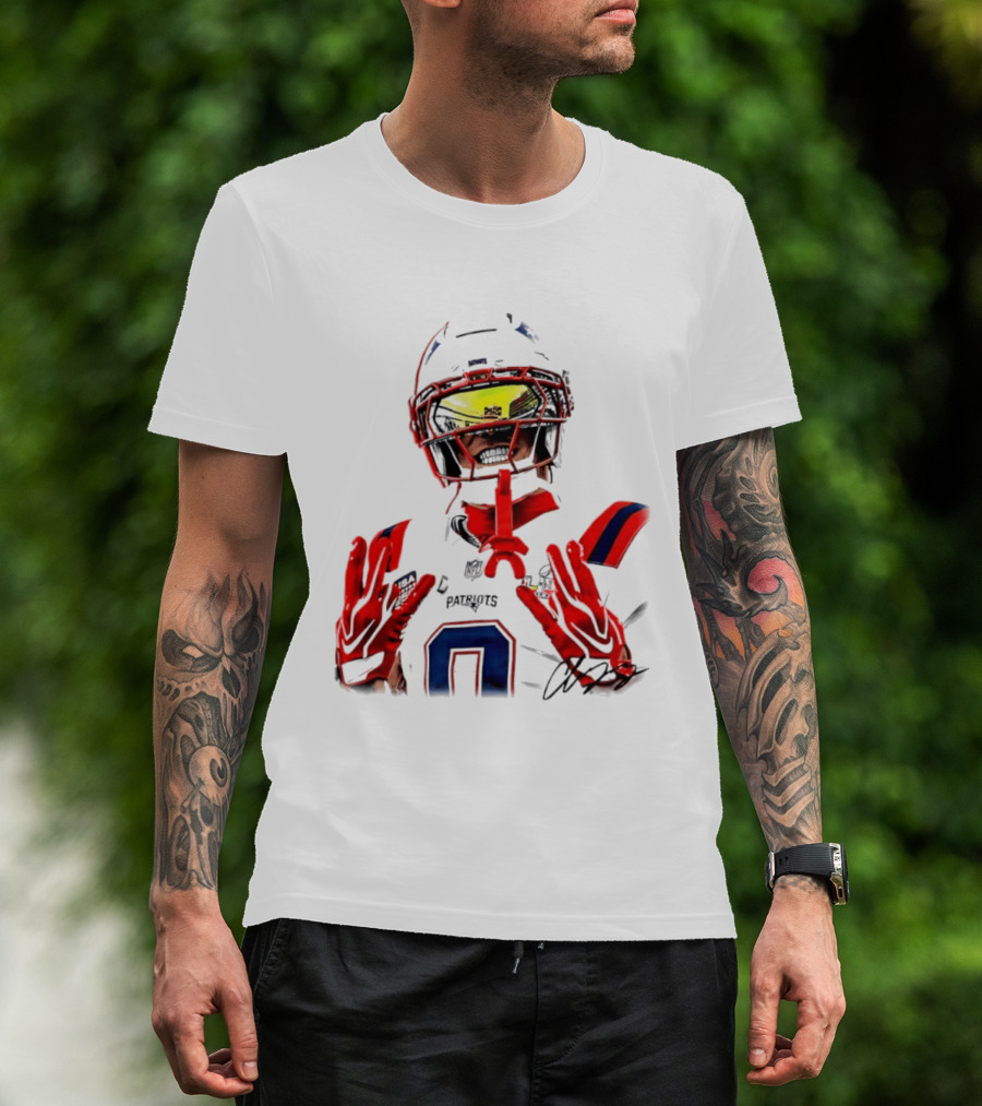 New England Patriots Christian Gonzalez Gonzo Player Number 6 T-Shirt