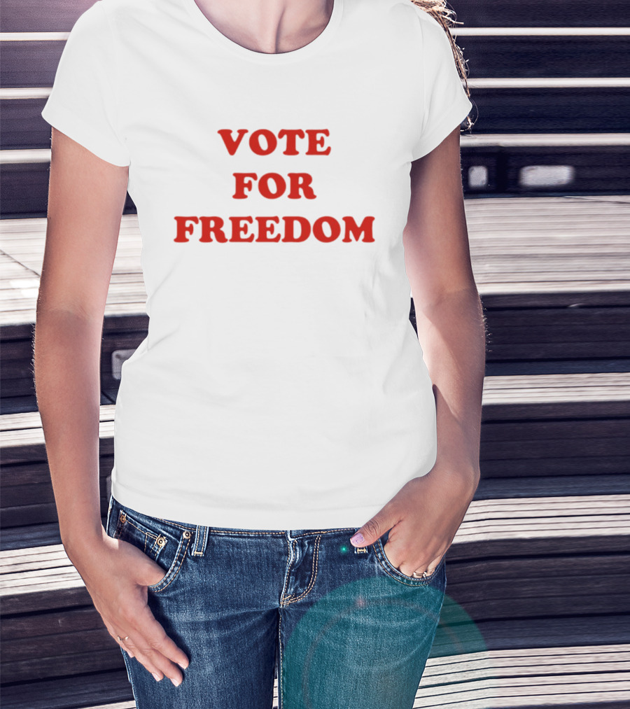 Vote For Freedom Red T-Shirt