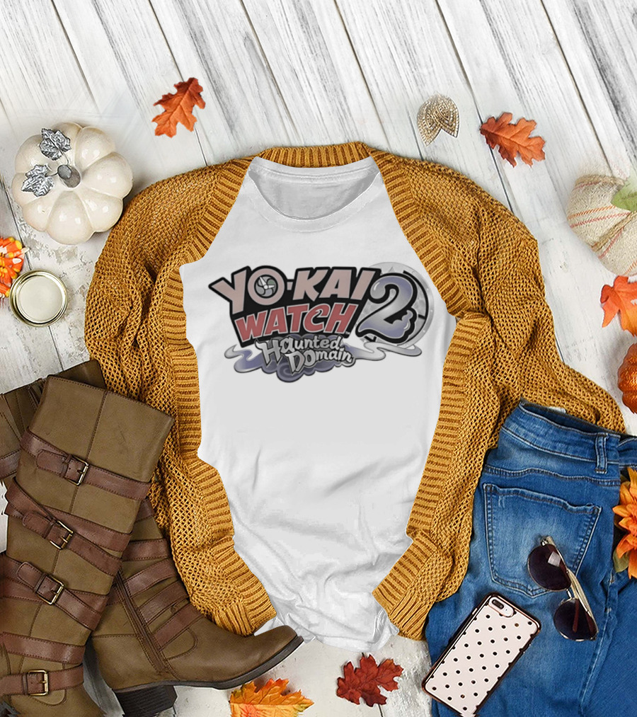 Yo Kai 2 Haunted Domain Popular Game Sequel T-Shirt