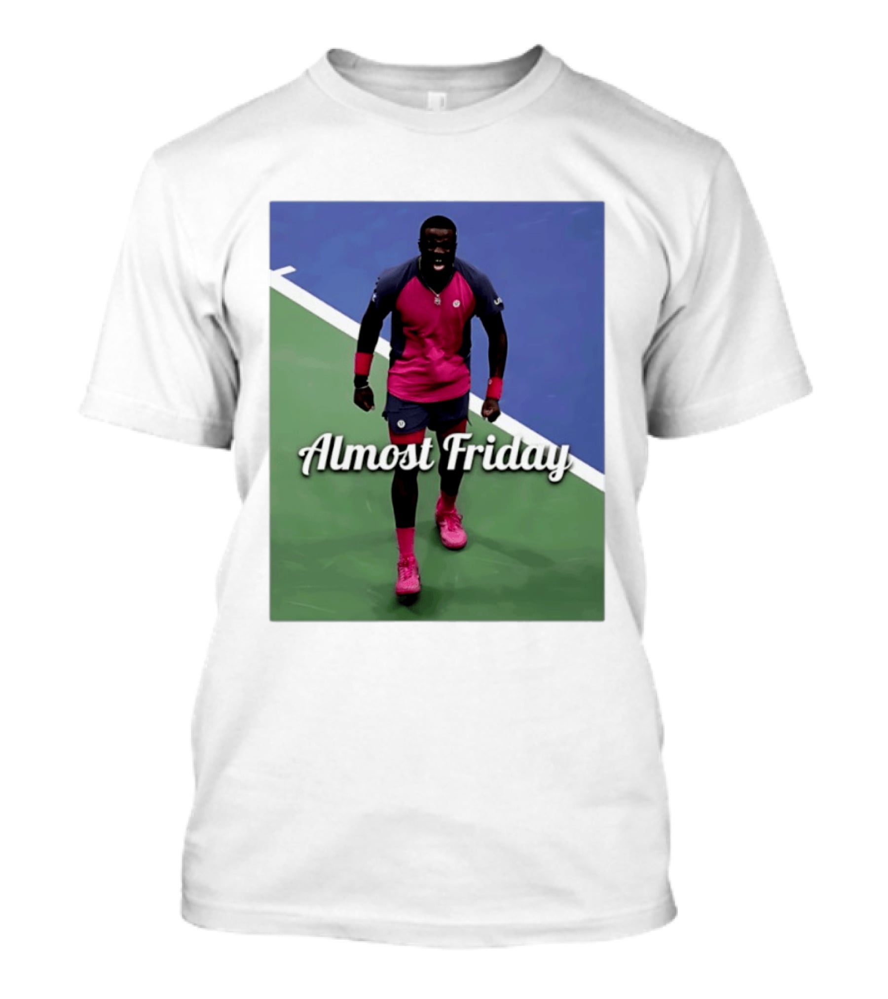 Frances Tiafoe Big FOE Almost Friday Tennis T-Shirt