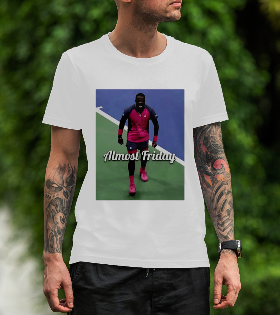 Frances Tiafoe Big FOE Almost Friday Tennis T-Shirt