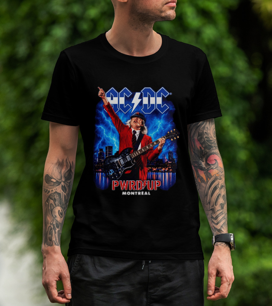 ACDC PWR UP Montreal 2026 Event Live At Parc Jean Drapeau September 12 T-Shirt