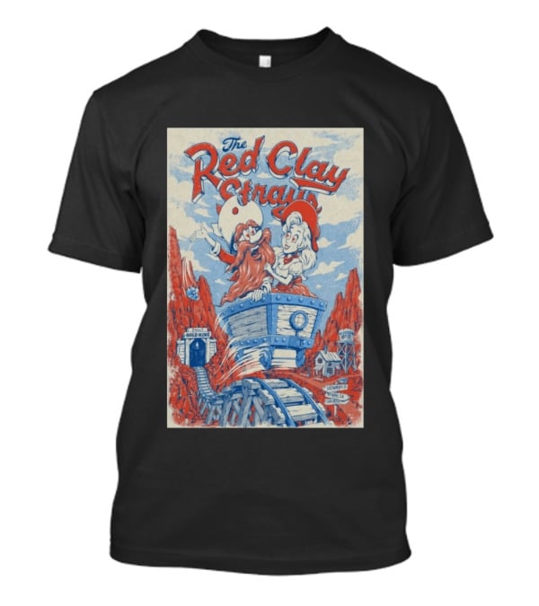 The Red Clay Strays Sacramento Golden 1 Center Sep 11 2026 Gold Mine Limited T-Shirt