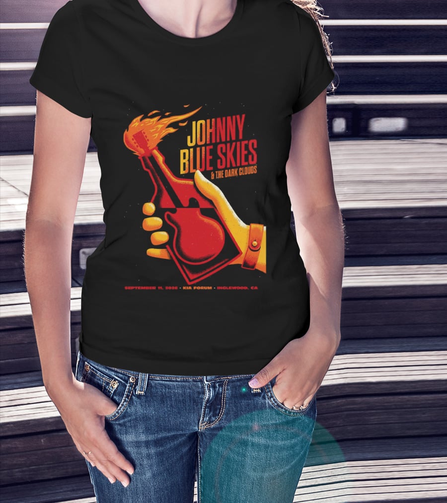 Johnny Blue Skies Inglewood CA 2026 The Dark Shadows Live At Kia Forum September 11 T-Shirt
