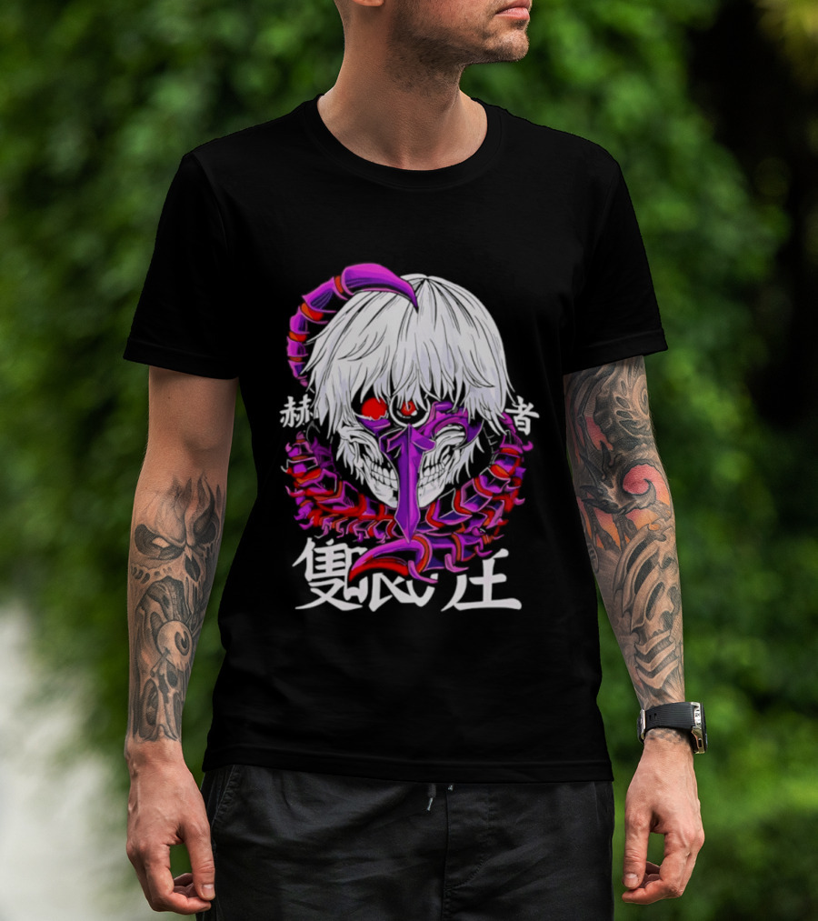 Tokyo Kaneki Kakuja Mask Heroic Stance T-Shirt