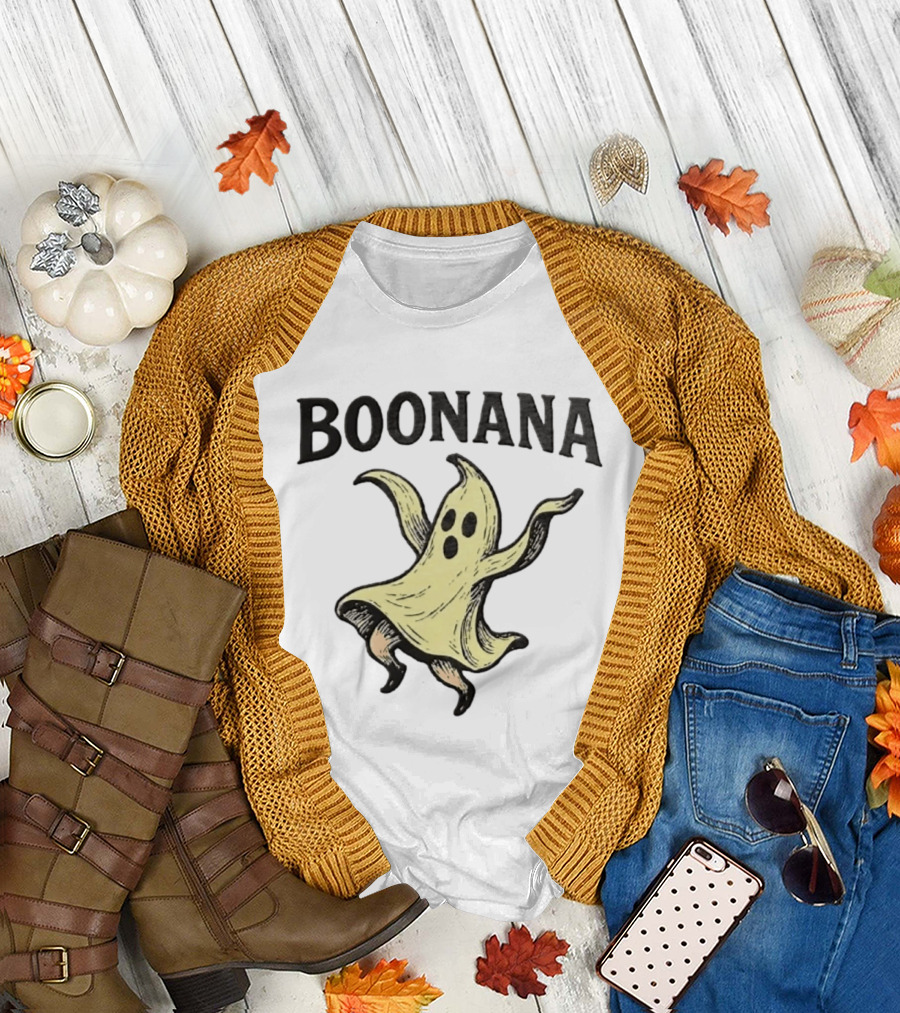 Boonana Ghost Dancing Banana Halloween Costume T-Shirt