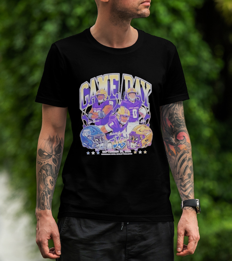 Game Day Nakian Jackson Cole Keller Tyler Brown JMU Vs ODU September 26 2026 T-Shirt