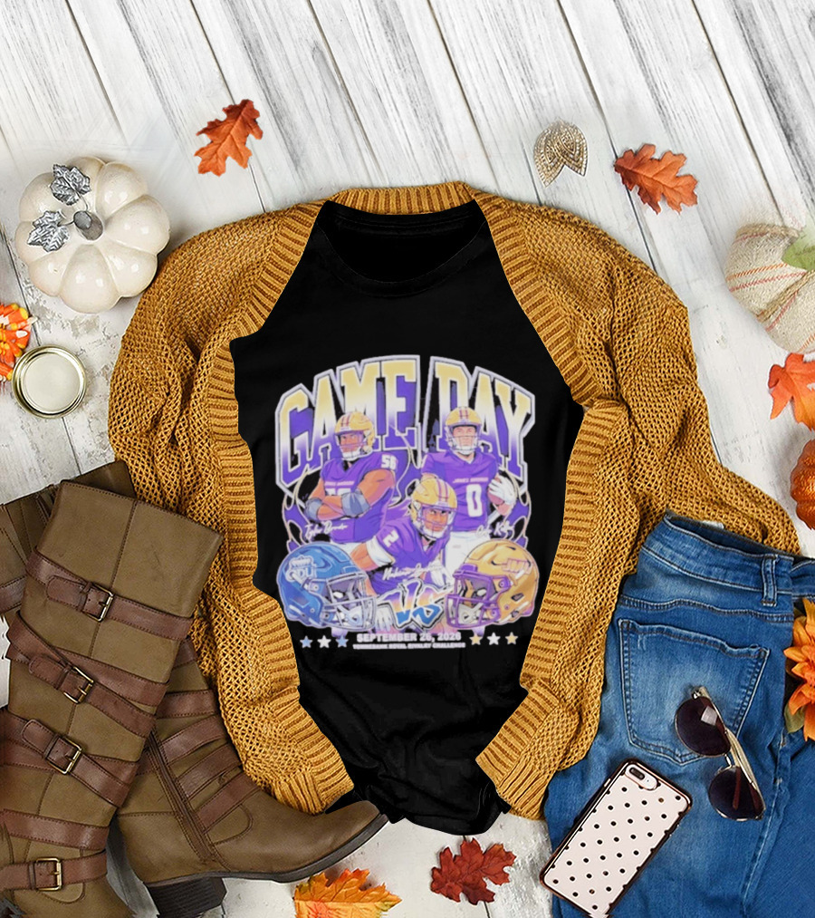 Game Day Nakian Jackson Cole Keller Tyler Brown JMU Vs ODU September 26 2026 T-Shirt
