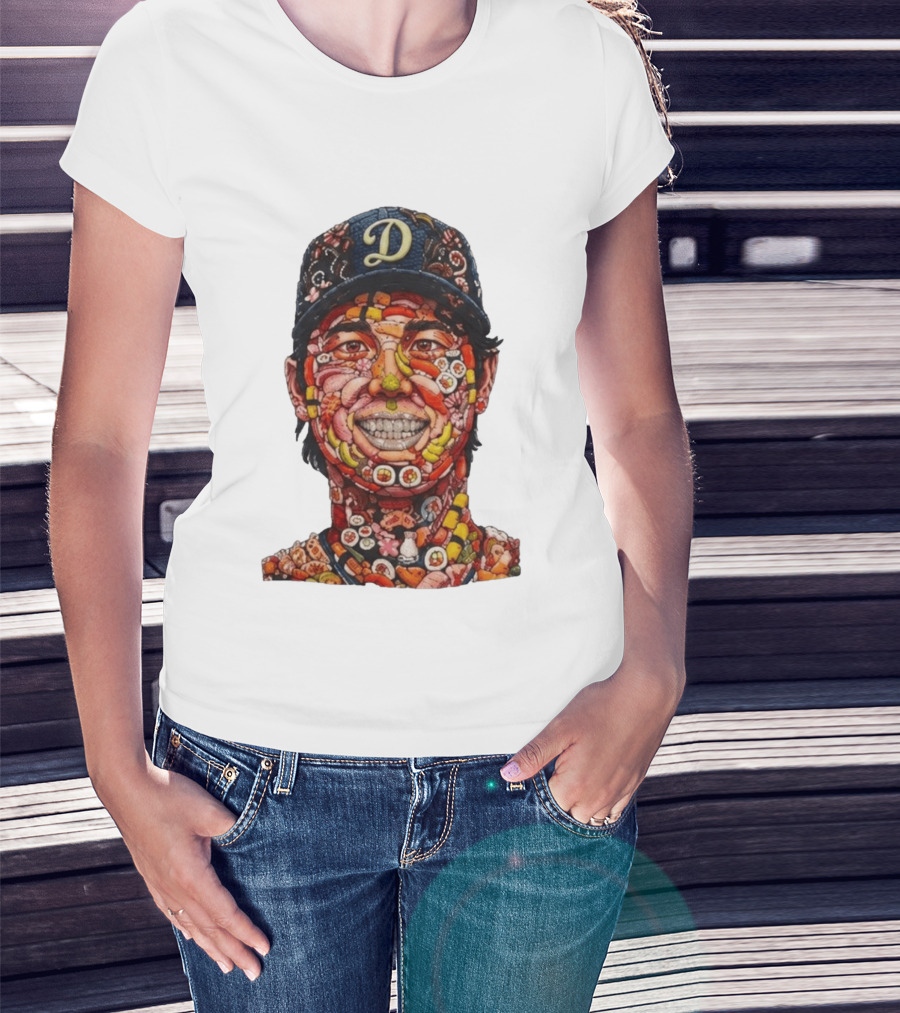 Dodgers Shohei Ohtani ZooCorp Foods Snacks T-Shirt
