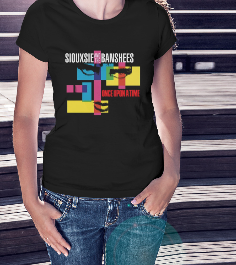 Siouxsie And The Banshees Once Upon A Time 2026 Multicolor Blocks T-Shirt