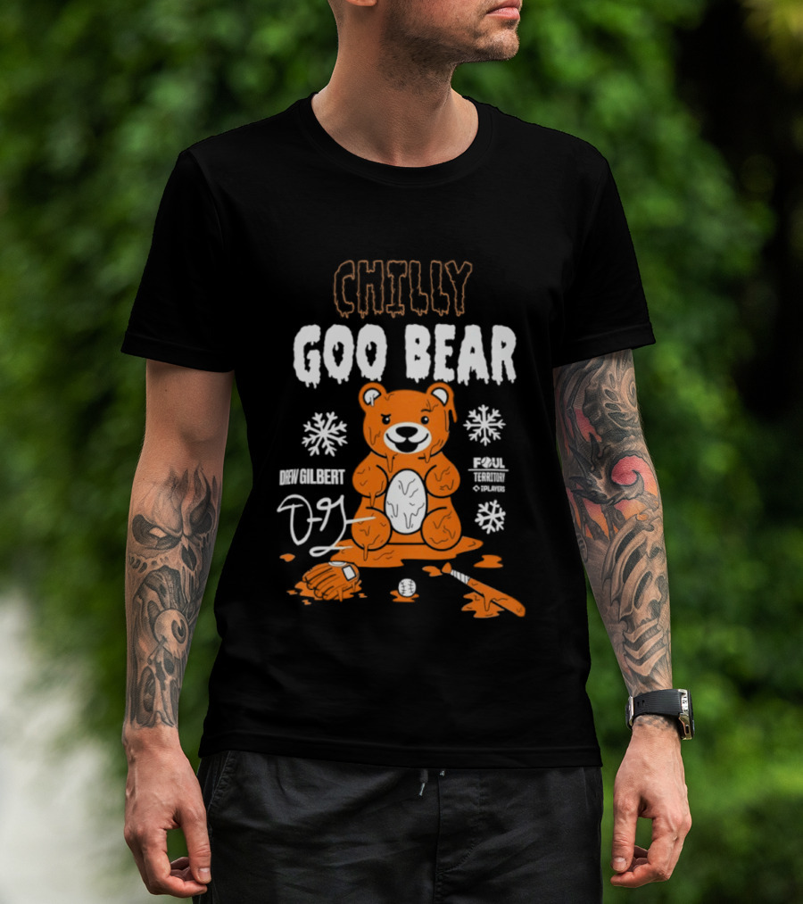 Drew Gilbert Goo Bear Chilly San Francisco Giants T-Shirt
