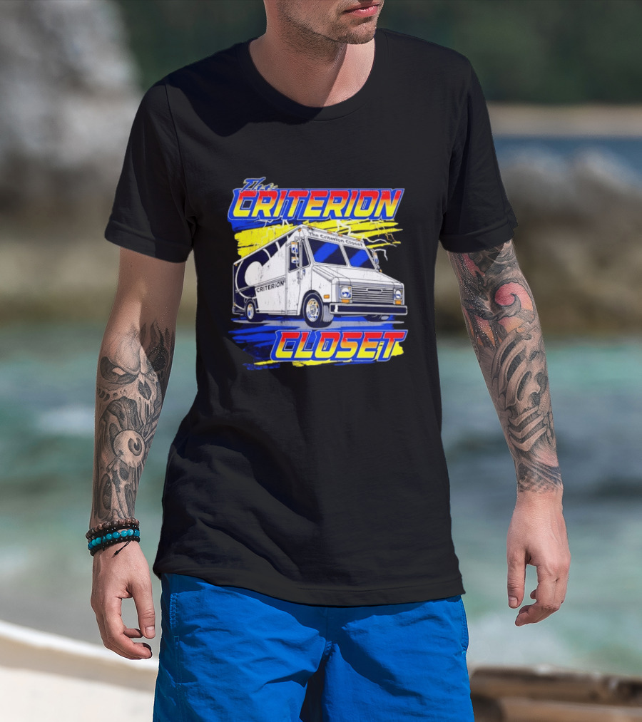 The Criterion Closet Film Movies Cinema Criterion Truck T-Shirt