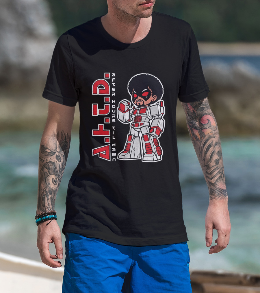 The Weeknd A.F.T.D. After Hours Til Dawn 2026 Asia Tour Tokyo Japan Gundam Pop Up T-Shirt
