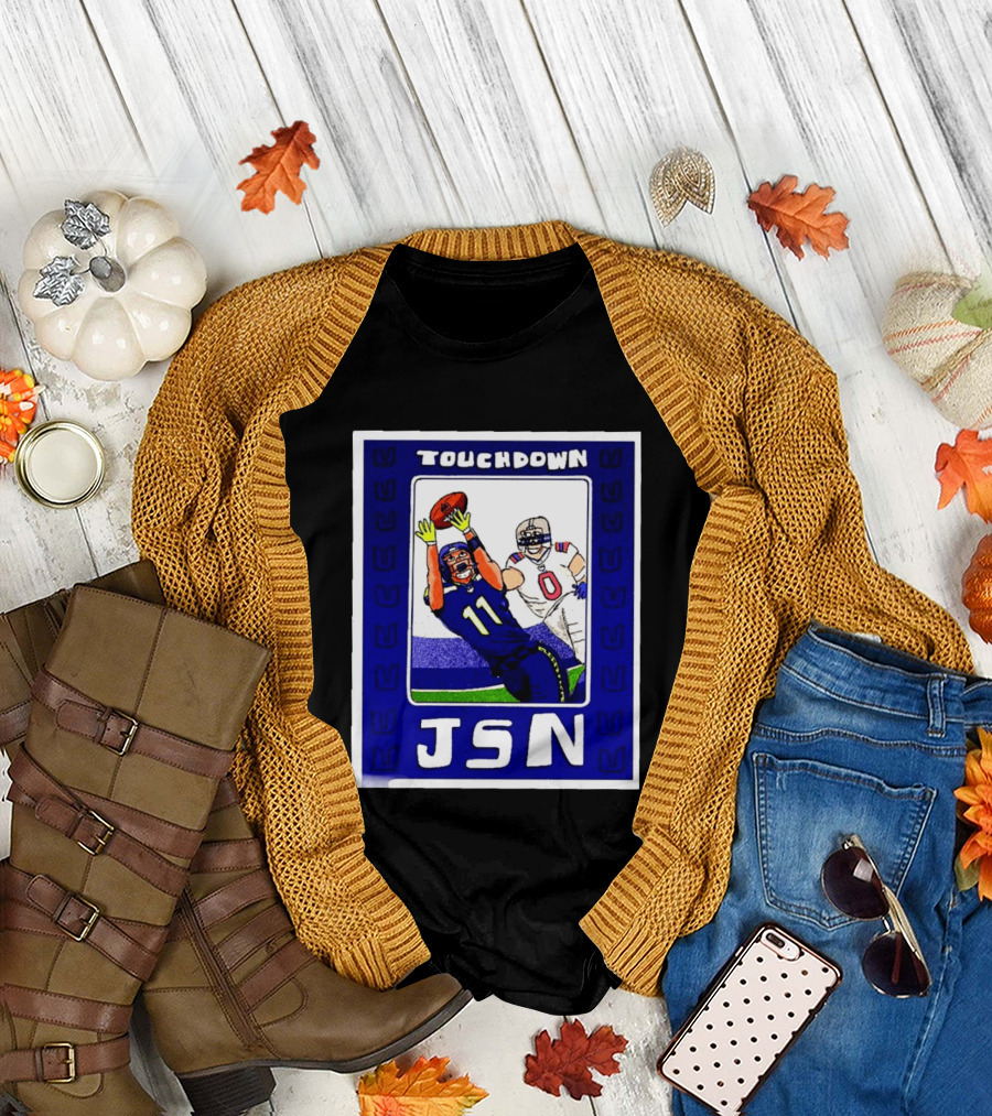 Touchdown JSN Jackson Smith Njigba Seattle Football Catch 11 T-Shirt