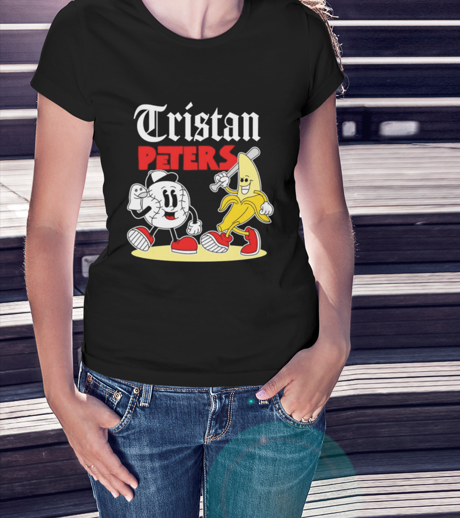 Tristan Peters Chicago White Sox Baseball Banana Cartoon Characters T-Shirt