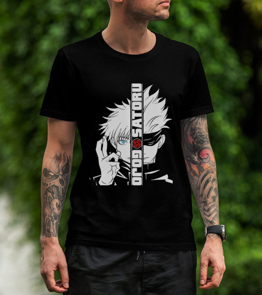 Satoru Gojo Mirror Six Eyes Limitless Jujutsu Kaisen Anime Fan T-Shirt