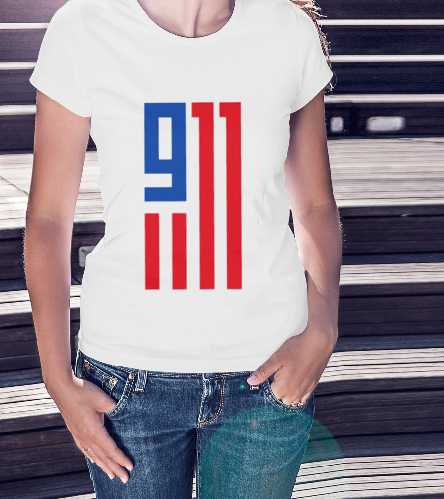 9/11 American Flag USA Patriotic September 11 T-Shirt