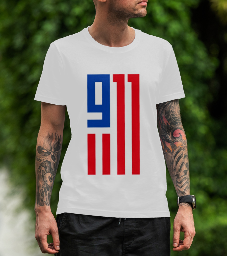 9/11 American Flag USA Patriotic September 11 T-Shirt